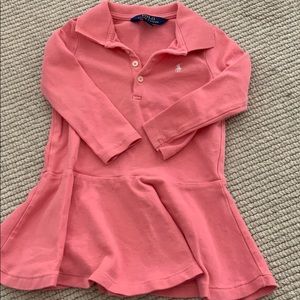 Polo Ralph Lauren Girls Polo Dress, 2T
